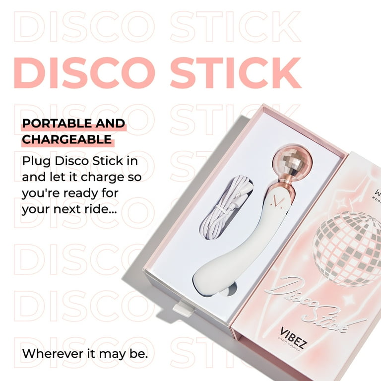 Disco Stick Dildo glasses handjobs