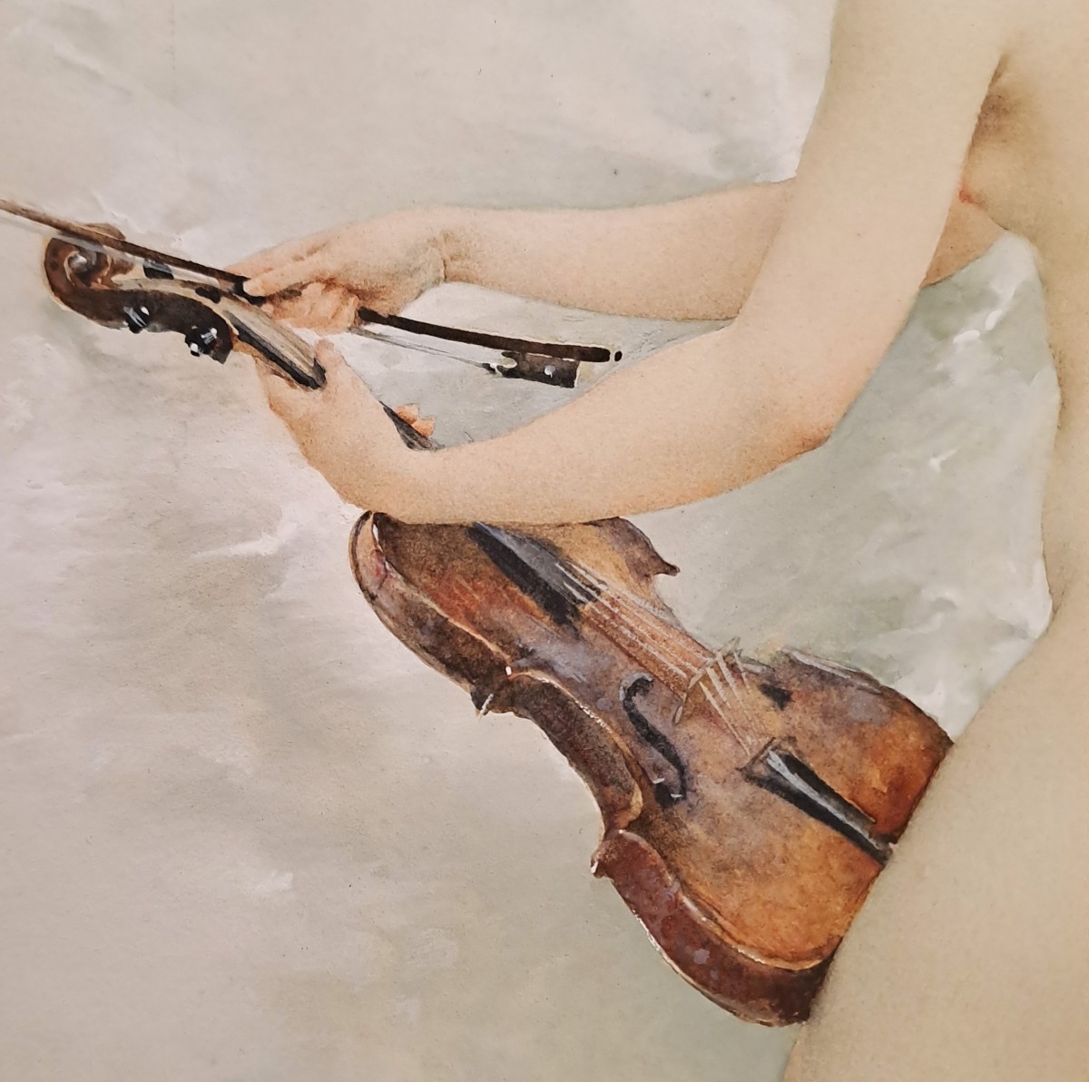 alicia christenson share nude woman playing the violin photos