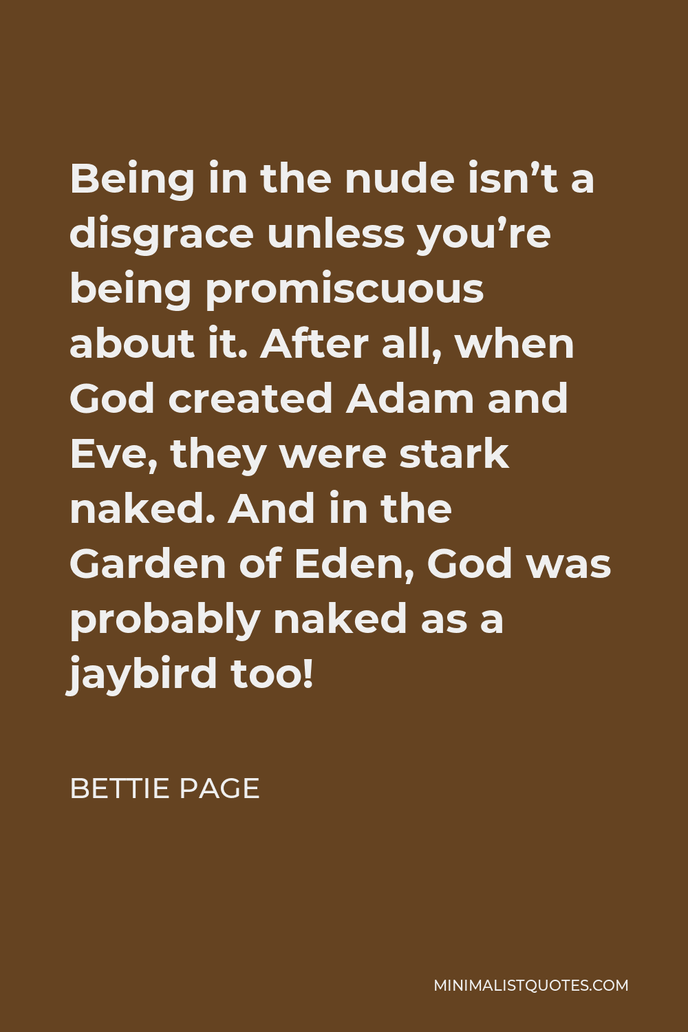 aaron doehring recommends bettie page naked pic