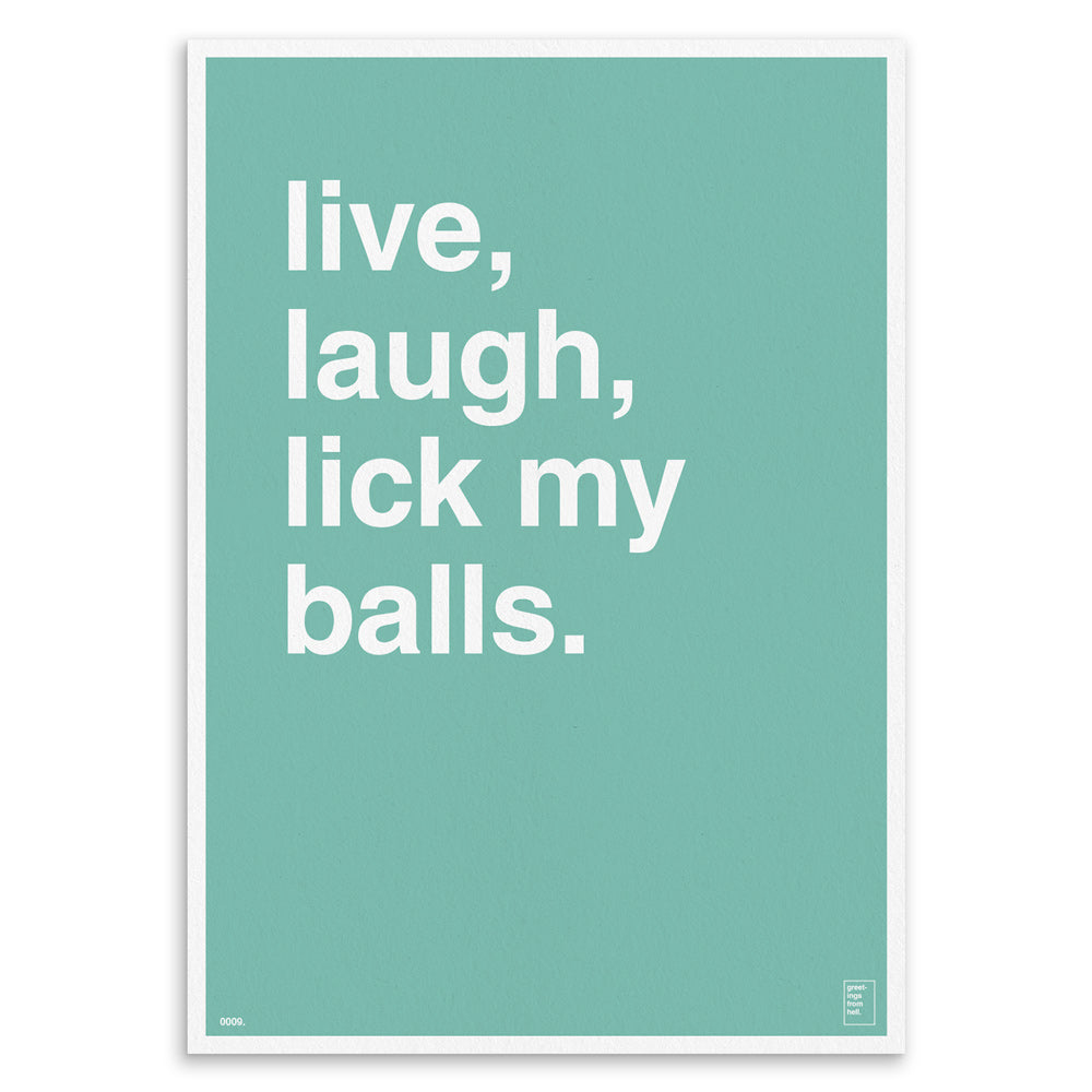 ada kwong recommends Lick My Balls