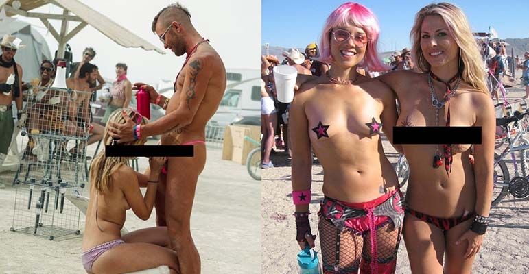 Burning Man Blowjob video leaked