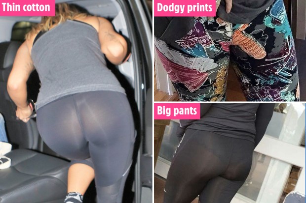 doreen mcdonald add photo see through leggings in public