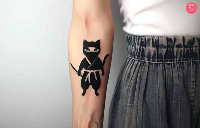 Best of Tattoo ninja kitty