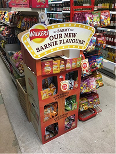 akeem raji add flashing in grocery store photo