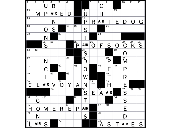 andy patchett recommends our bodies need 20 crossword pic