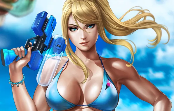 samus aran bikini