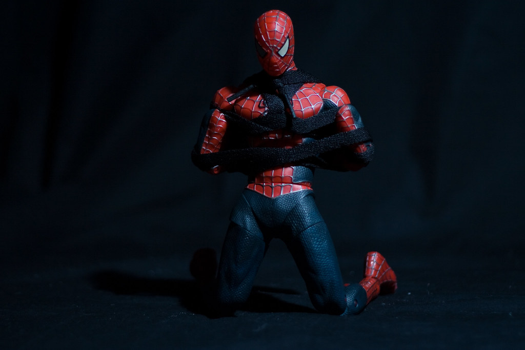 spider man bondage