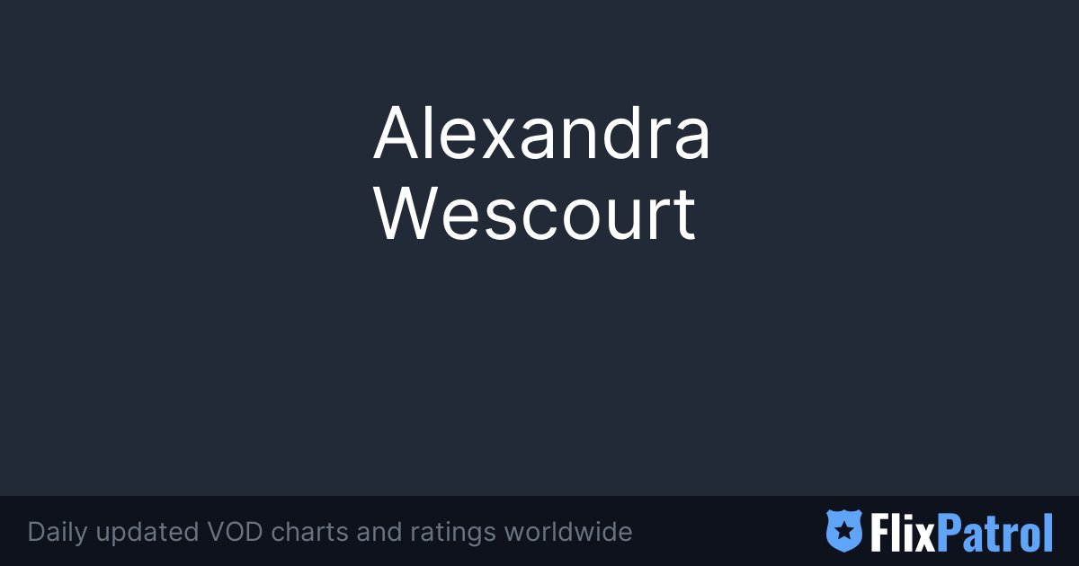 diana culberson recommends alexandra wescourt pic