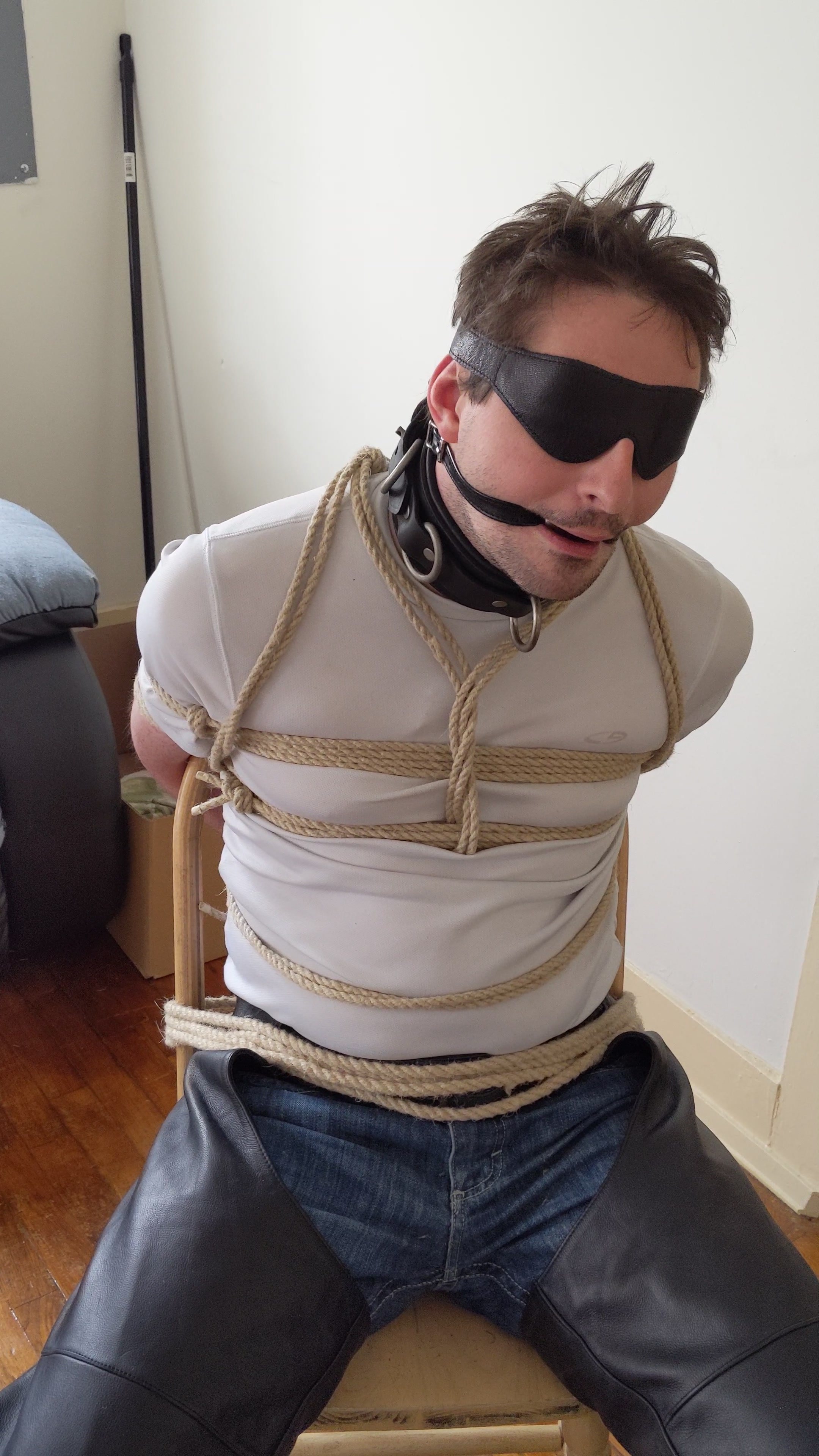 chair tied and gagged