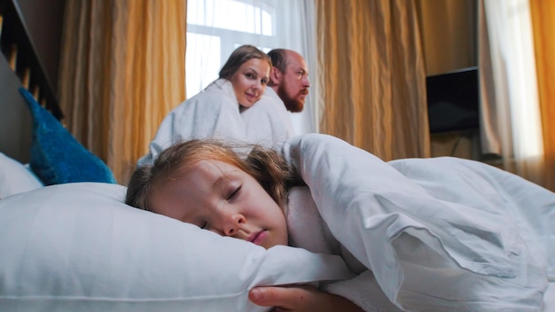 step mom share bed with stepson