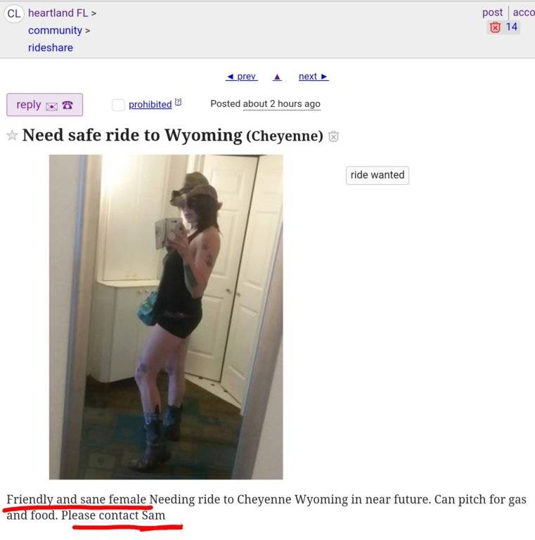 casey hilliard recommends Crossdresser From Craigslist