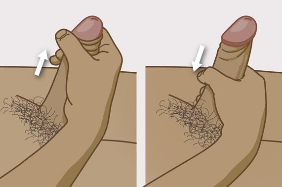 how to jerk off with foreskin