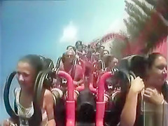 billy papas add photo tits pop out on slingshot ride