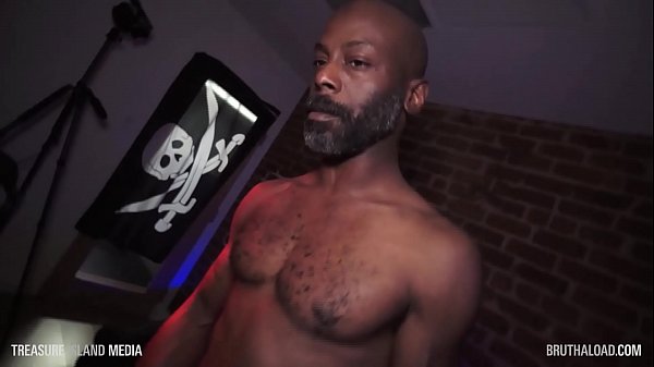 black daddy jerking off