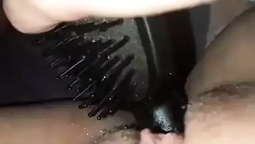 denny supandi add photo hair brush masturbating