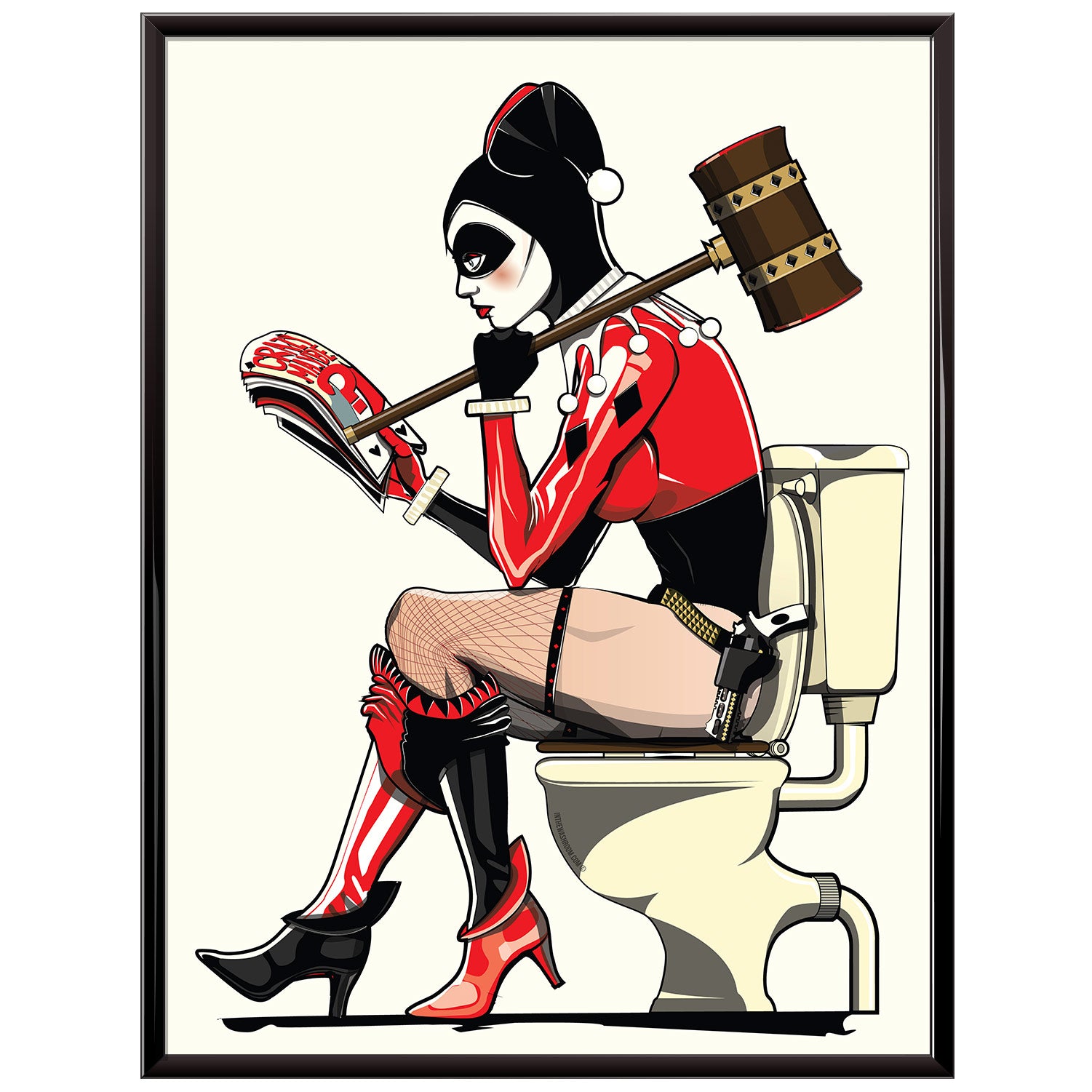 anna aguiar recommends harley quinn on toilet pic