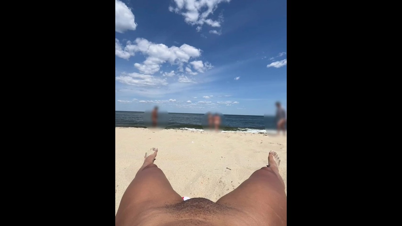 Legs Spread Nude Beach sperm swap