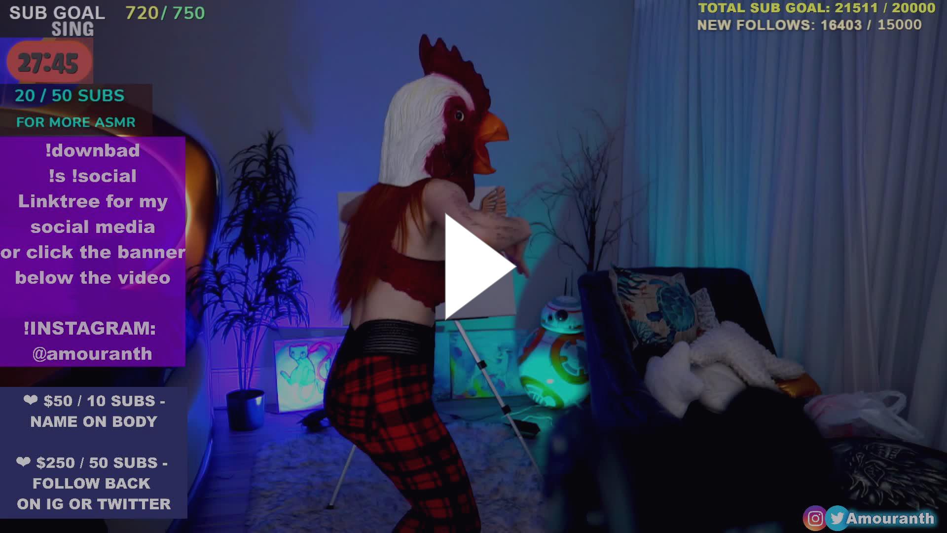 amouranth anus