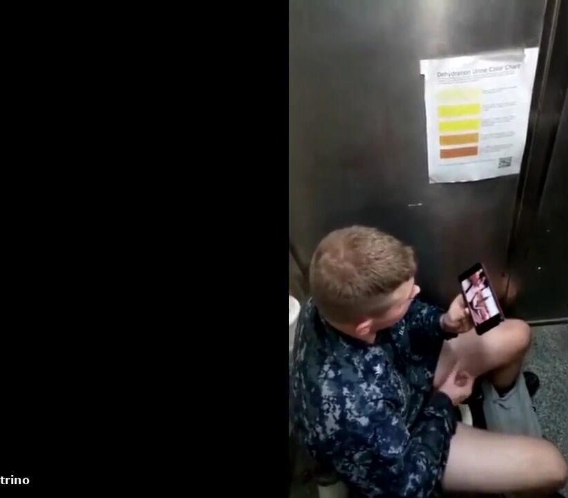 jerking off in stall