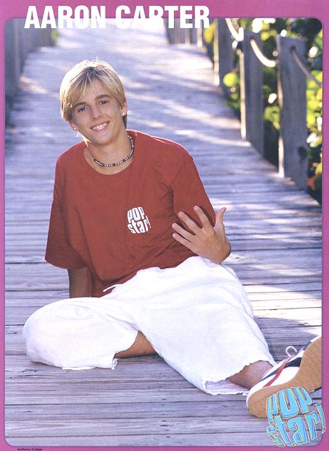 andy asper add aaron carter barefoot photo