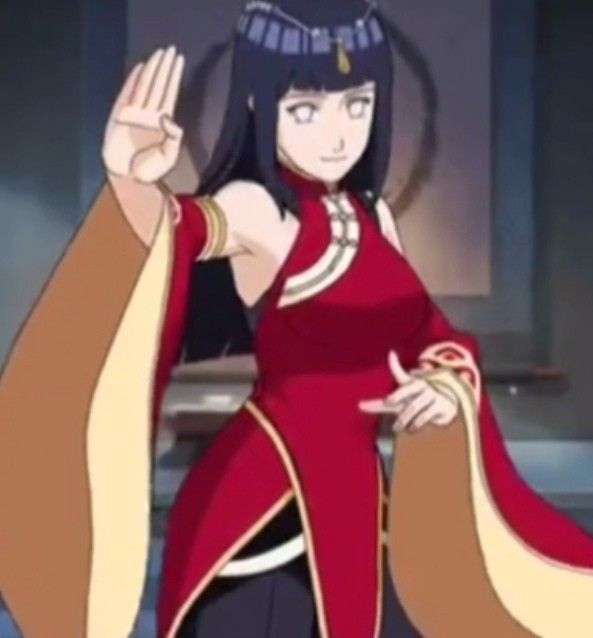 hinata red dress