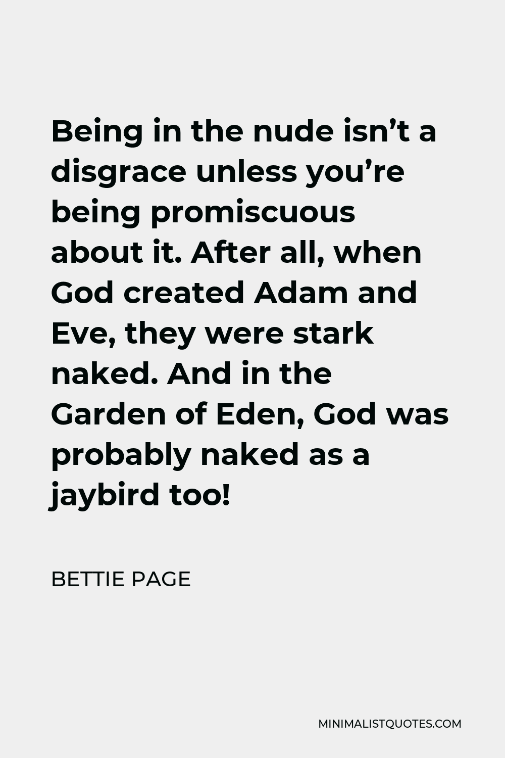 Bettie Page Naked ts backpage