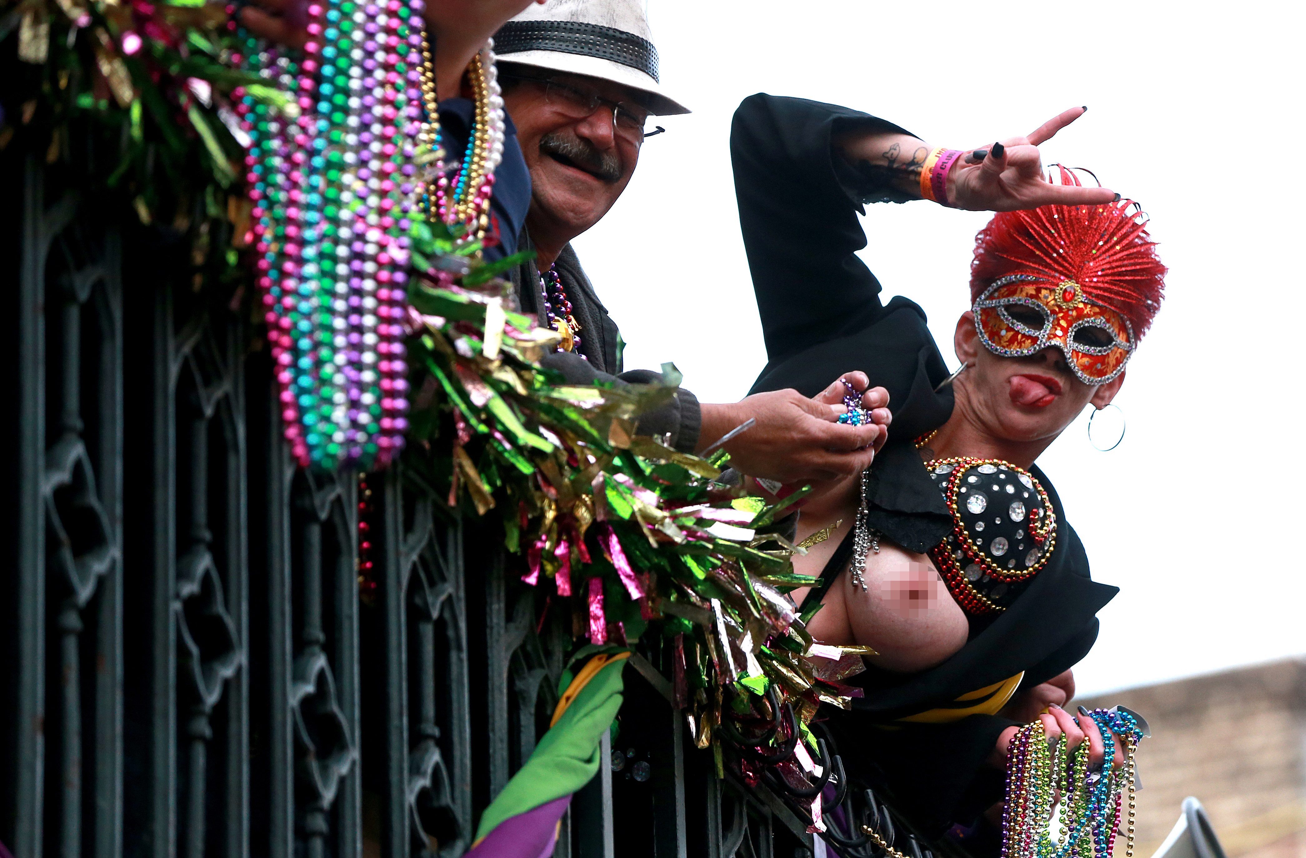 ali afoo add big tits mardi gras photo