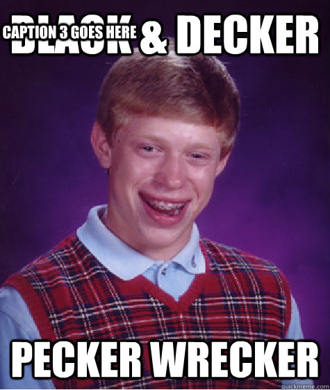 Black And Decker Pecker Wrecker strano nude