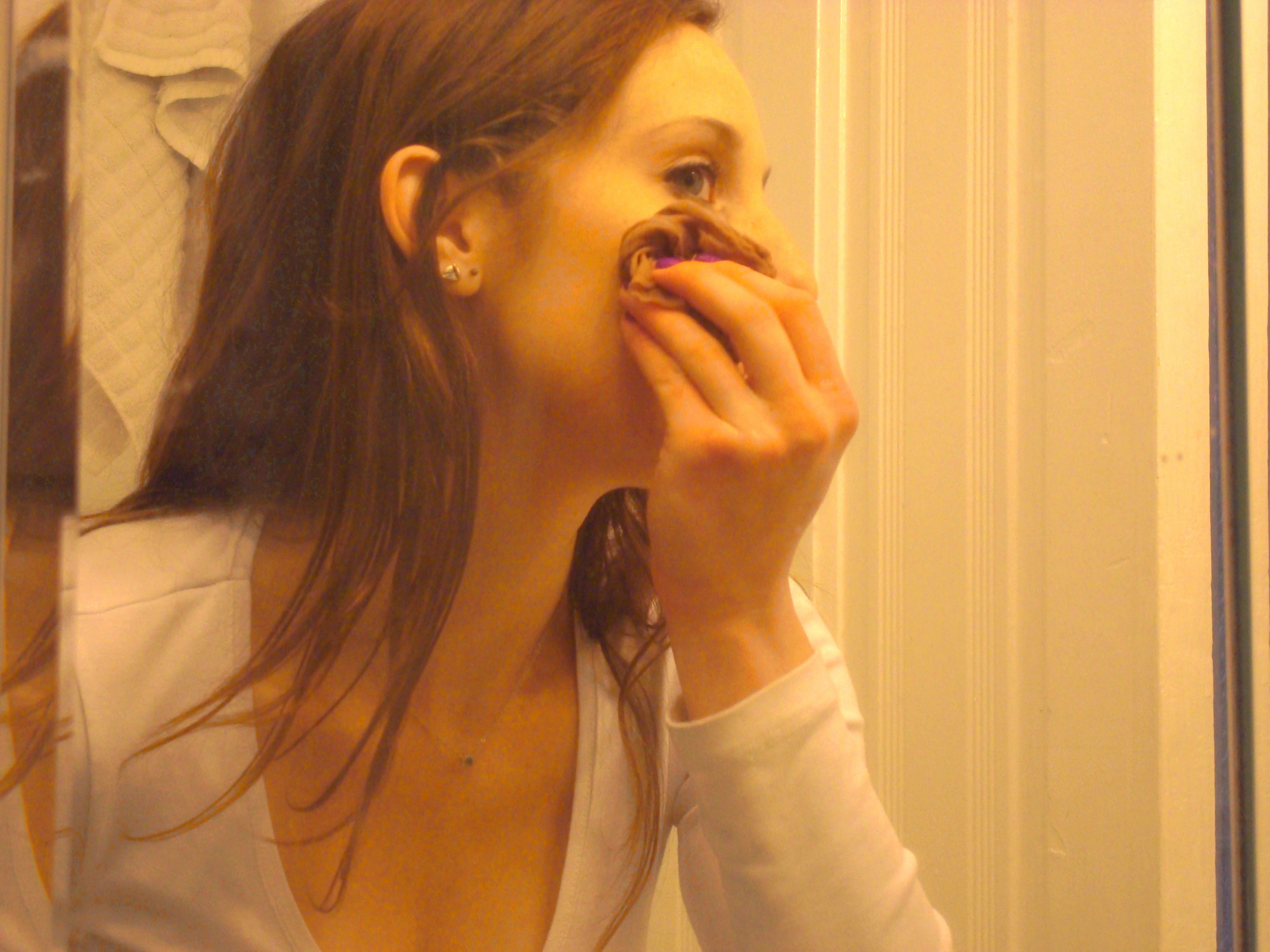 brittany putala recommends pantyhose facial pic