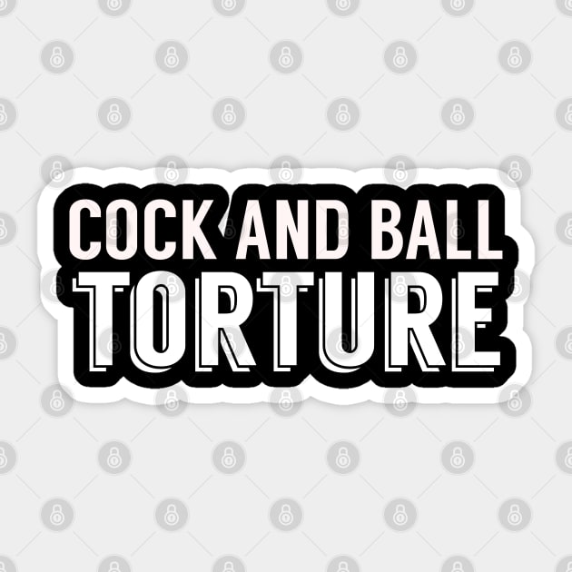 deanna munson recommends Cok And Ball Torture