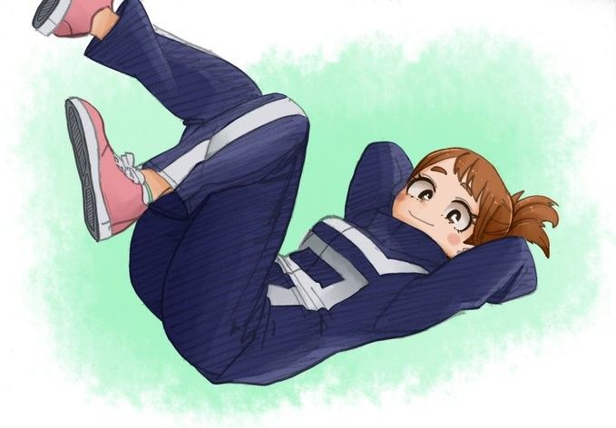 anh nguyenkim add photo ochako uraraka feet