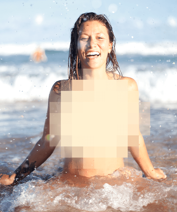 wife first time nude beach