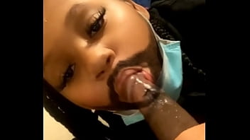 ebony sucking dick