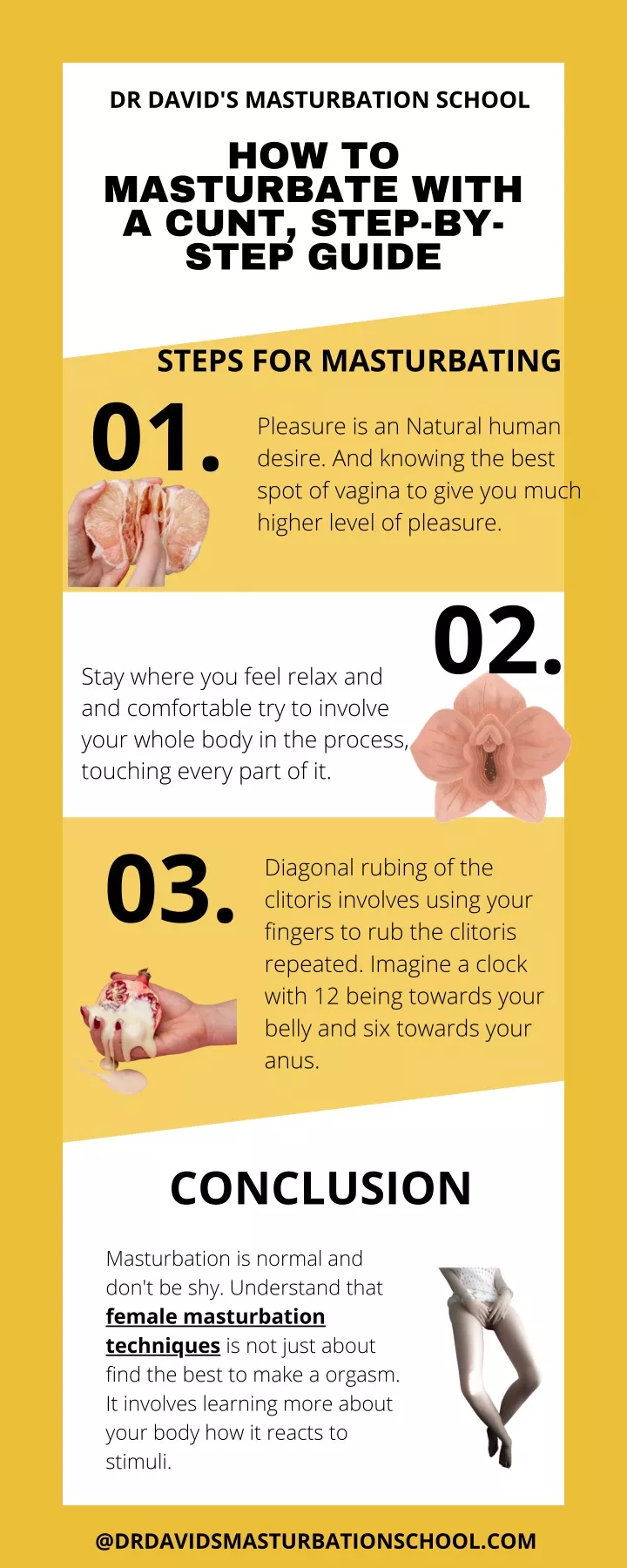 female masturbating instructions