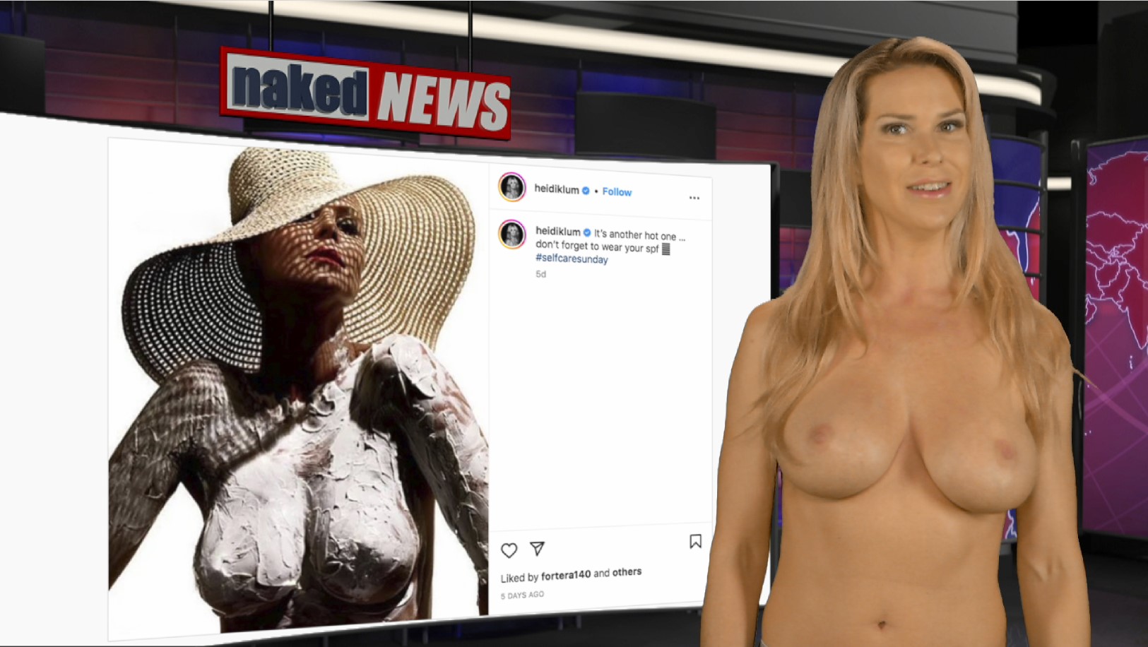 bruce tiller recommends hottest naked news pic