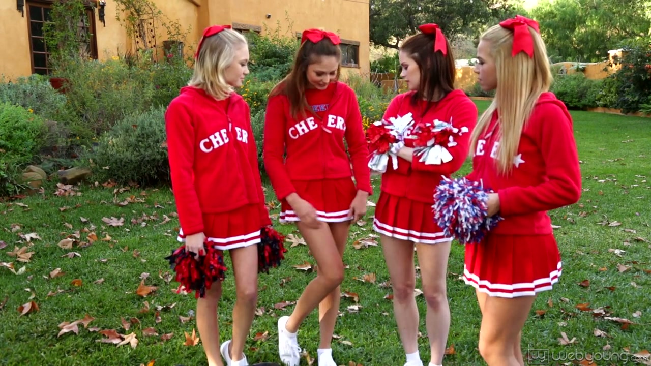 Best of Lesbian cheerleader orgy