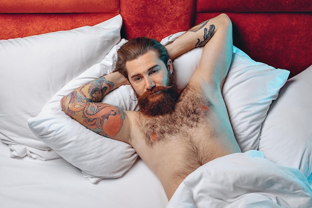 men with beards naked