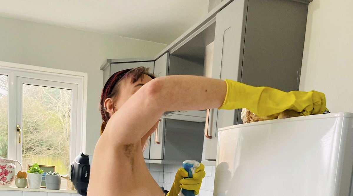 barb borton recommends naked house cleaner pic