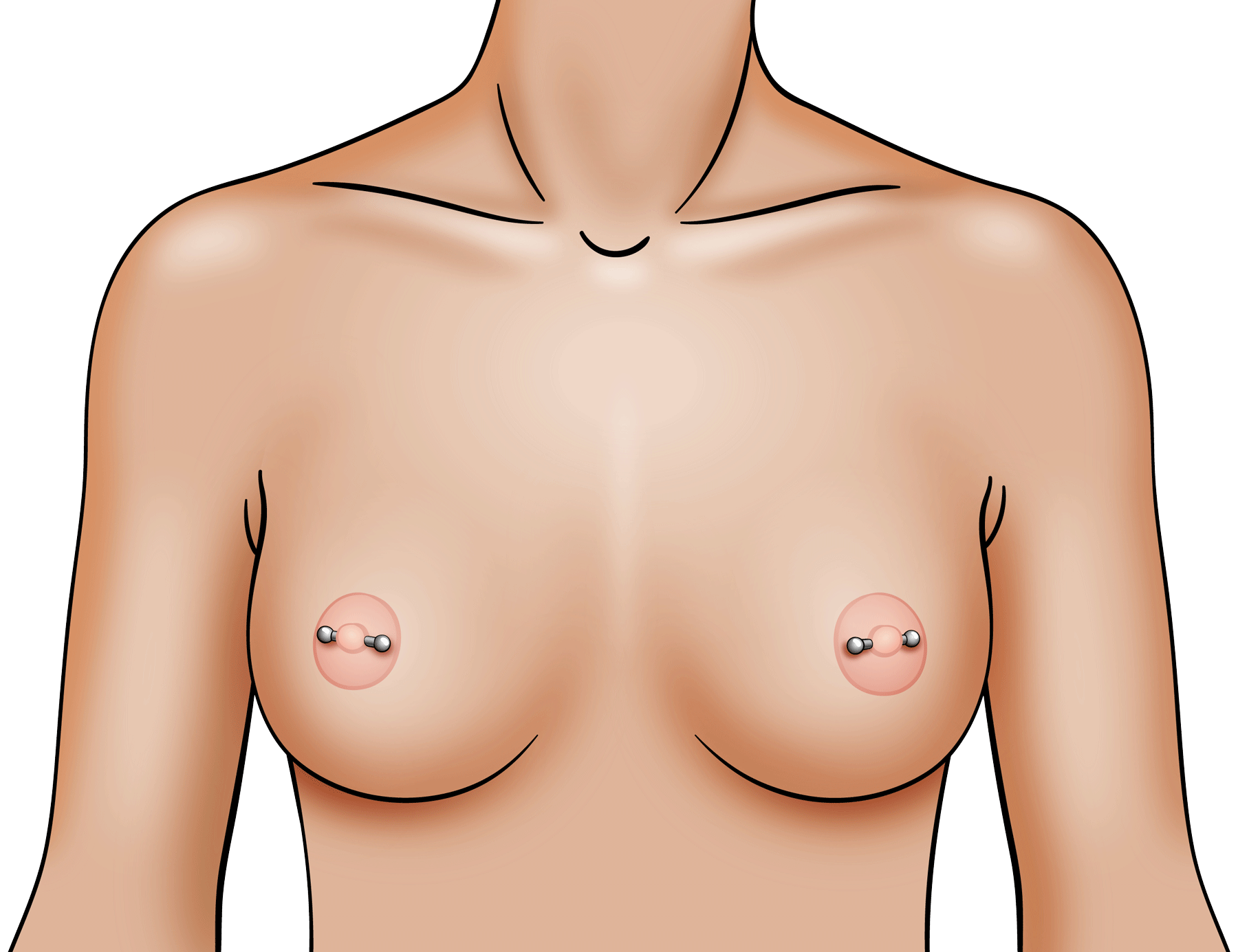 djadjat sudradjat recommends nipple piercing on big boobs pic