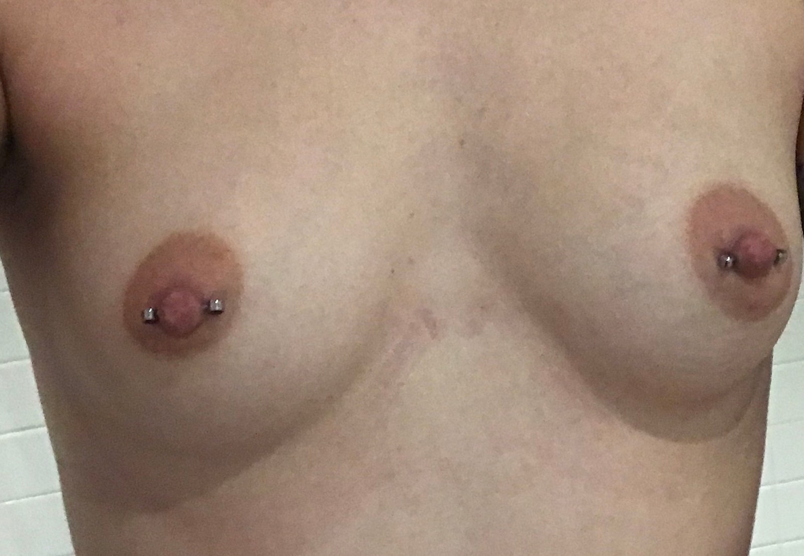 colleen treloar recommends Nipple Piercing On Big Boobs