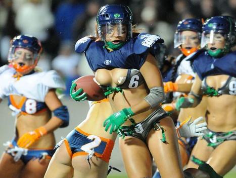 Best of Nude lingerie football