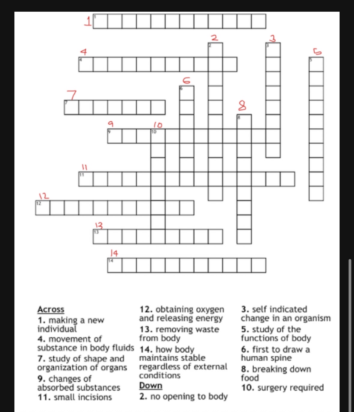 brad steenbergen recommends our bodies need 20 crossword pic