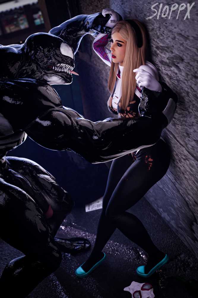 Spider Gwen Venom Porn room casting